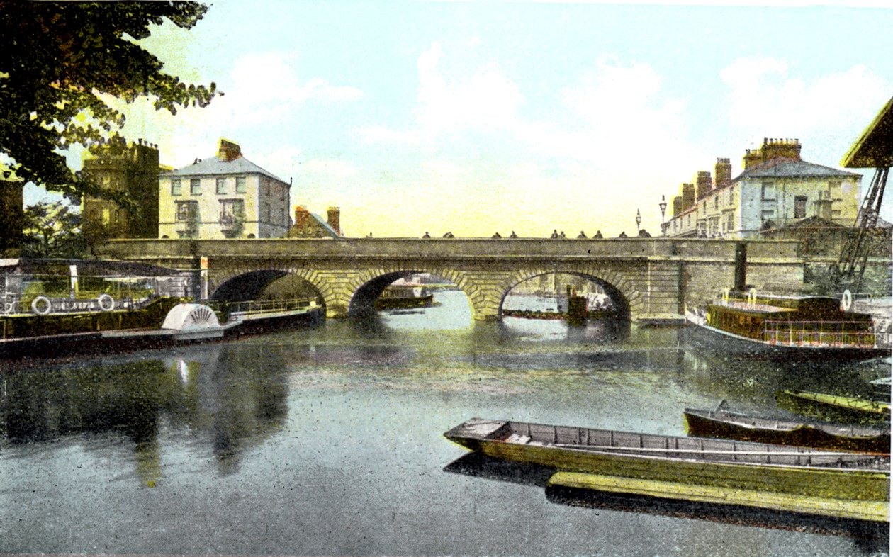 Folly Bridge, Oxford, 20. Jahrhundert von Unbekannt
