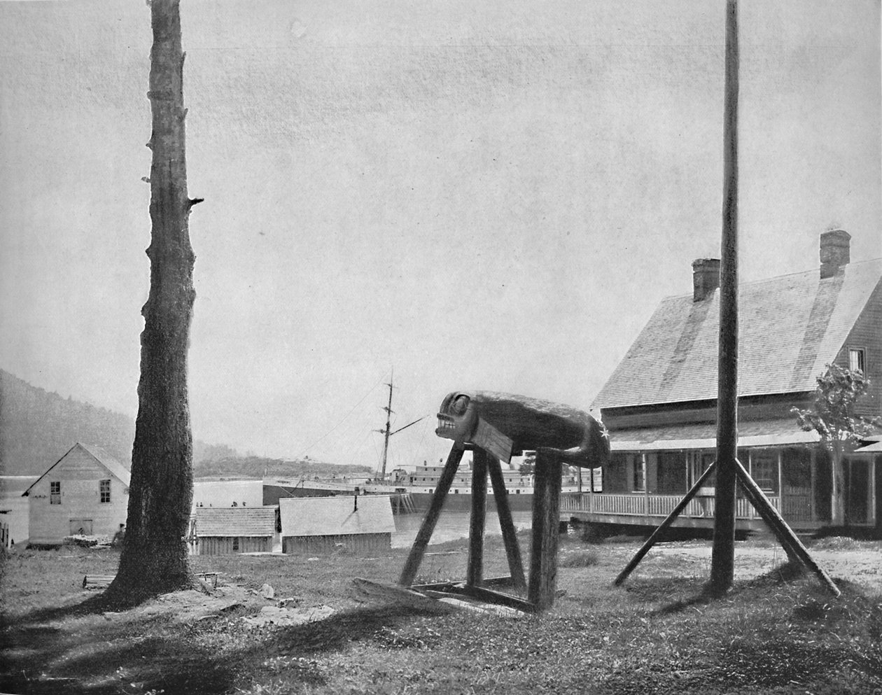 Fort Wrangel, Alaska, ca. 1897 von Unbekannt