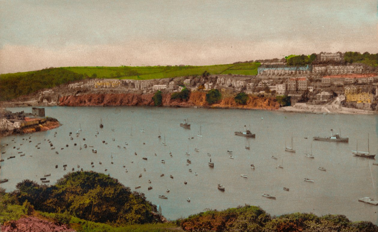 Fowey von Polruan, ca. 1930 von Unbekannt