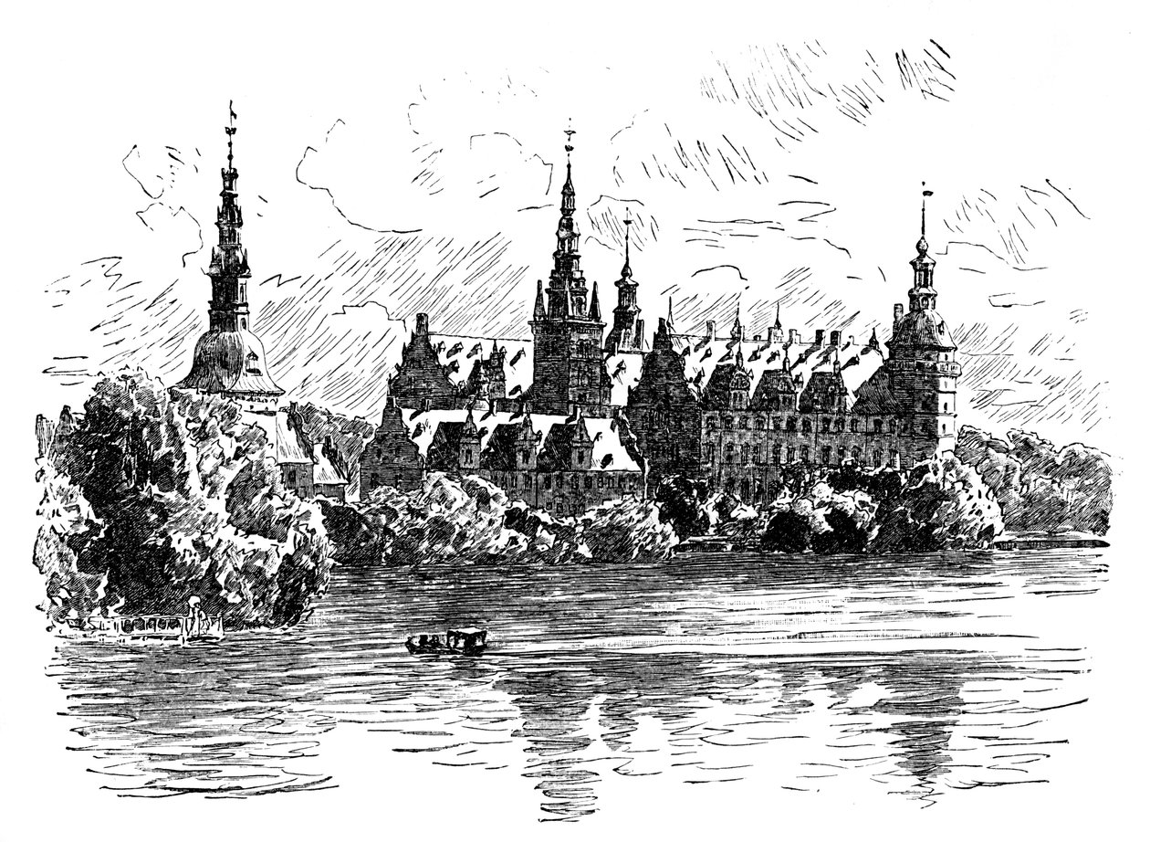 Schloss Frederiksborg, Hillerod, Dänemark von Unbekannt