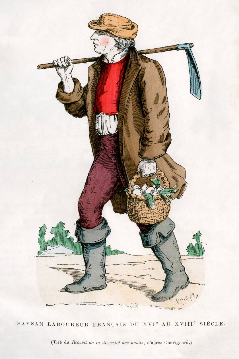Französischer Bauernarbeiter, 16. Jahrhundert, 1882-1884 von Unbekannt