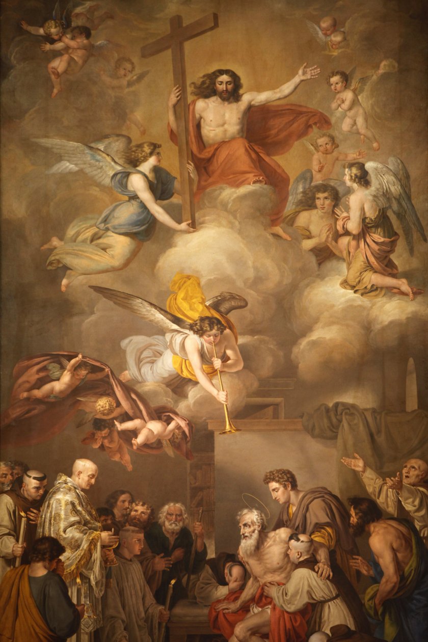 Fresko in der San Jeronimo Kirche, Madrid, Spanien von Unbekannt