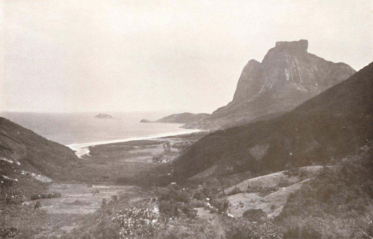 Gavea-Berg und der Südatlantik, 1914 von Unbekannt
