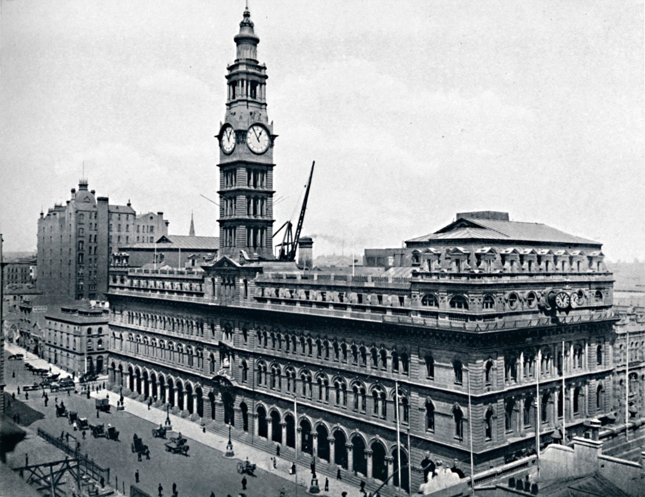 Hauptpostamt, Sydney, ca. 1900 von Unbekannt