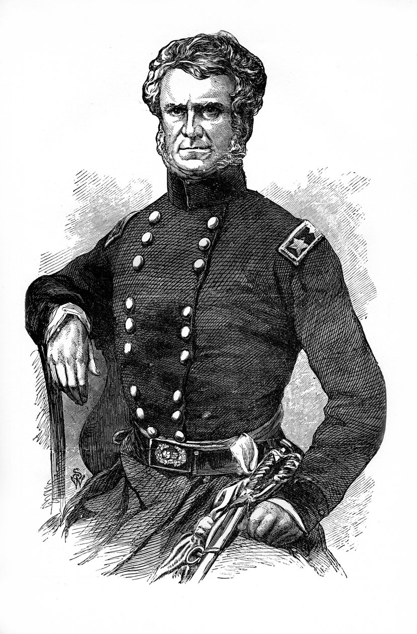General William Worth, amerikanischer Soldat, 1872 von Unbekannt