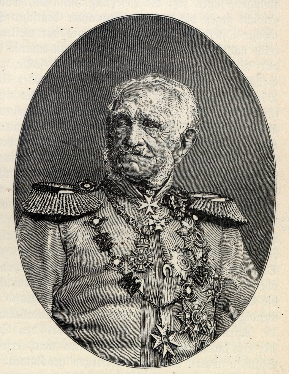 Generalfeldmarschall Friedrich Graf von Wrangel, 1784-1877 von Unbekannt