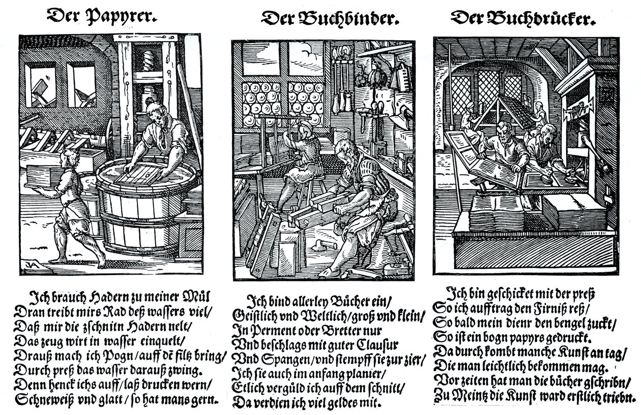 Deutsche Buchherstellung im 16. Jahrhundert, 1903 von Unbekannt