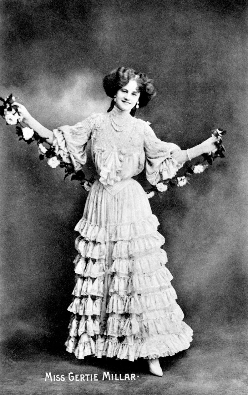Gertie Millar, englische Schauspielerin, 1906 von Unbekannt