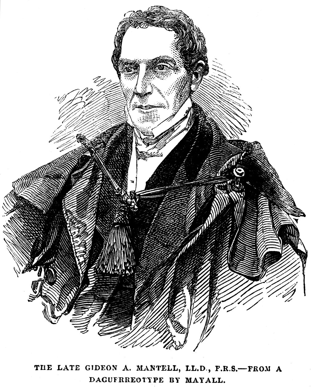 Gideon Algernon Mantell, englischer Geologe, 1852 von Unbekannt