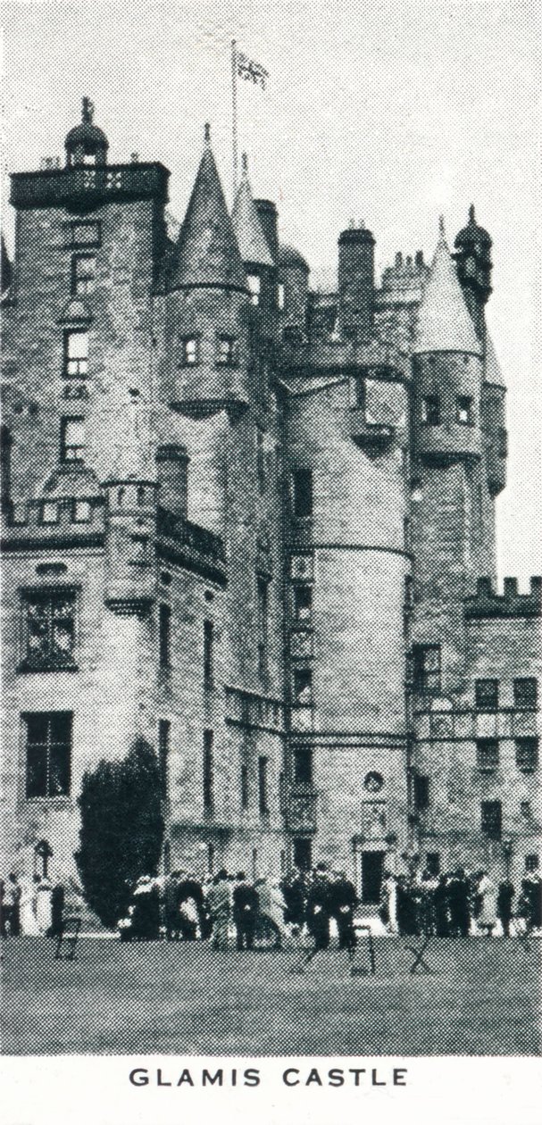 Schloss Glamis, um 1937 von Unbekannt