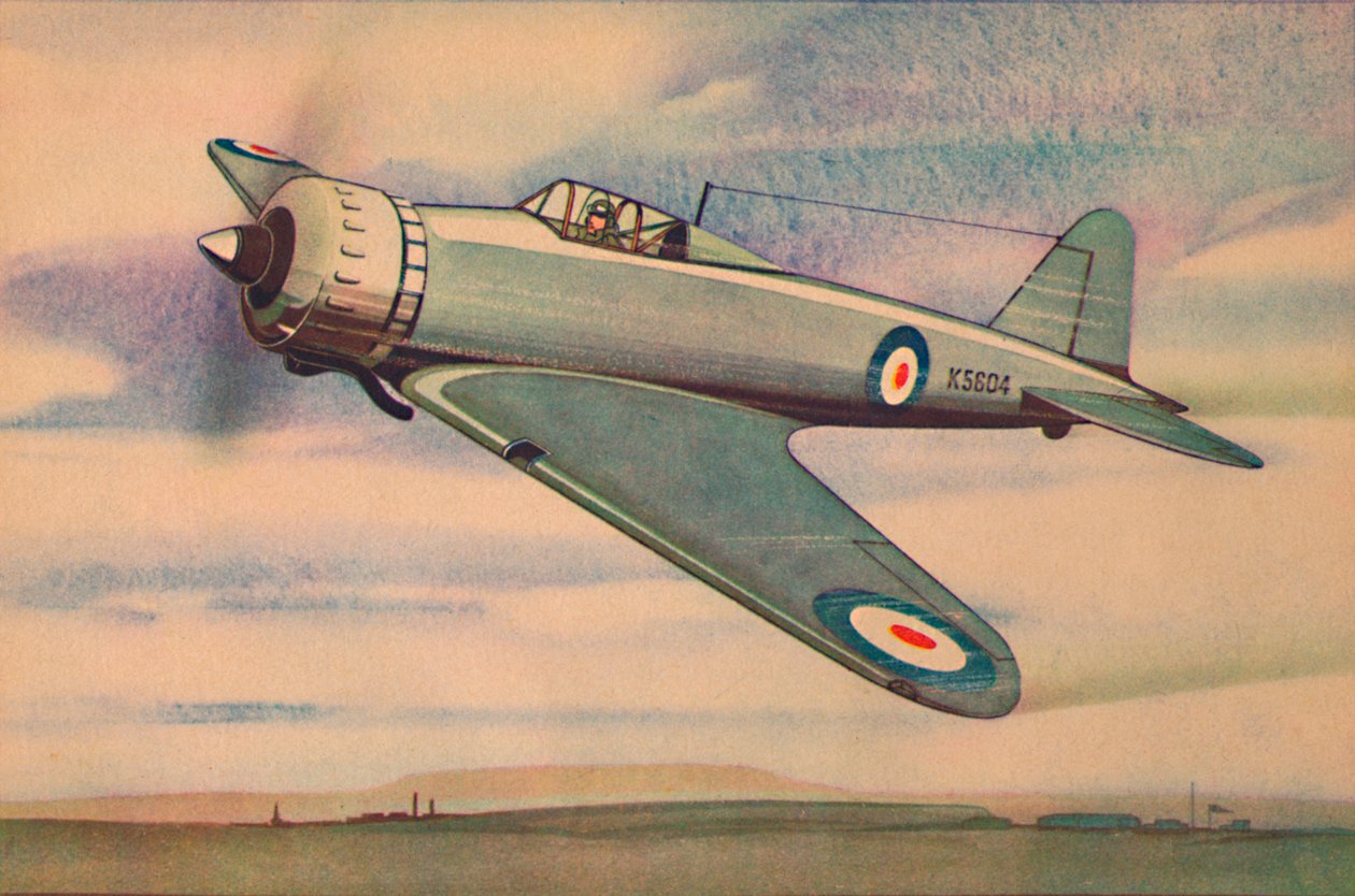 Gloster F.534 Jagdflugzeug, um 1944 von Unbekannt