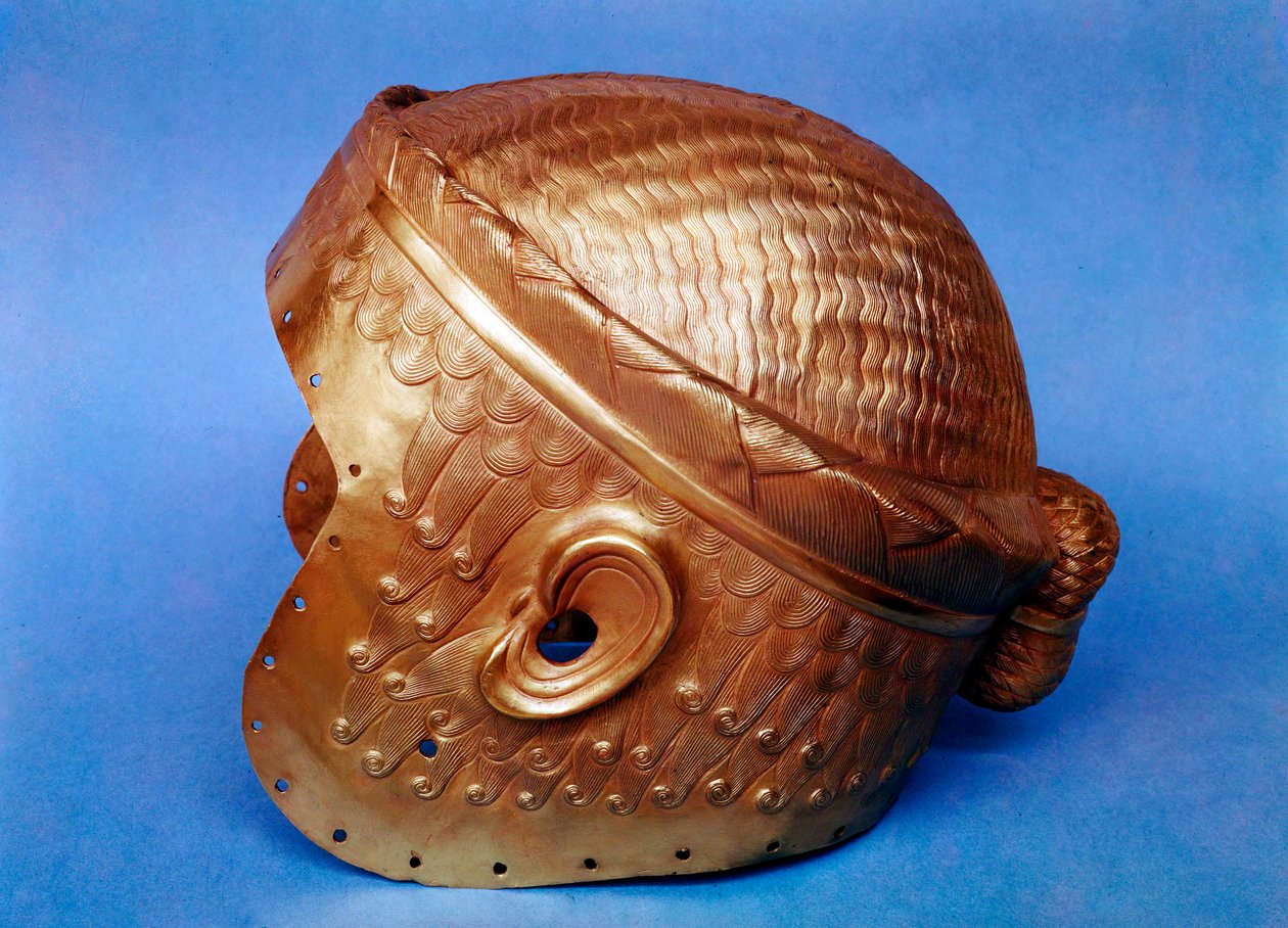 Goldhelm aus Mesopotamien, 2500 v. Chr. von Unbekannt
