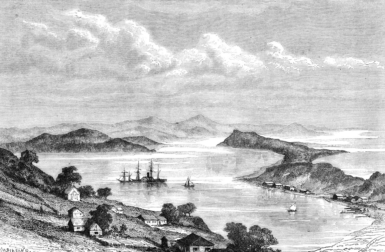 Goldenes Horn Bucht, Russland von Unbekannt