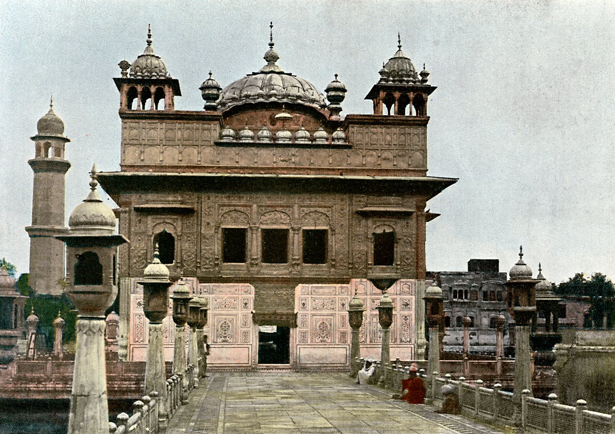 Goldener Tempel, Amritsar, Punjab, Indien, ca. 1890 von Unbekannt