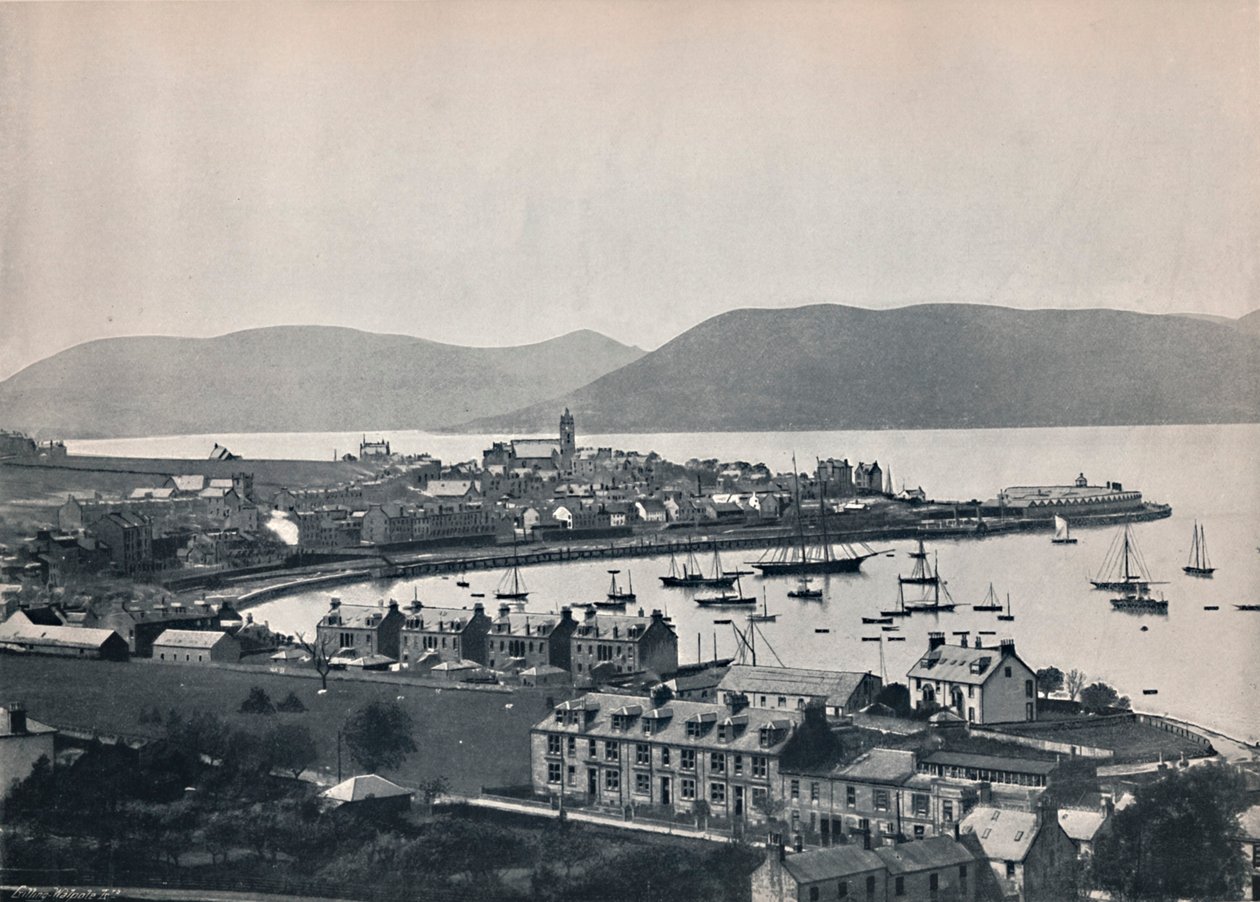 Gourock - Die Stadt und der Hafen, 1895 von Unbekannt