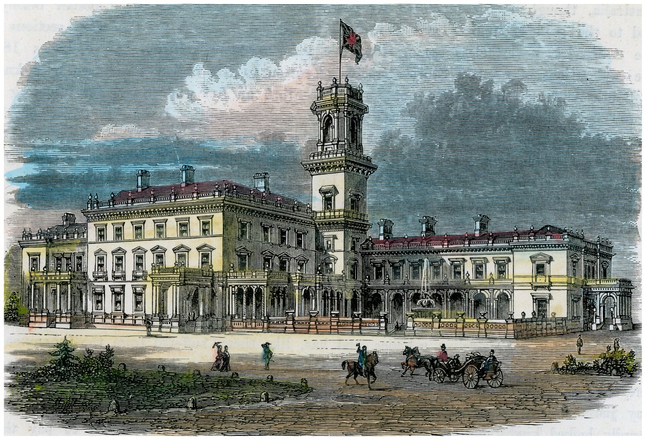 Regierungshaus, Melbourne, Victoria, Australien, ca. 1880 von Unbekannt
