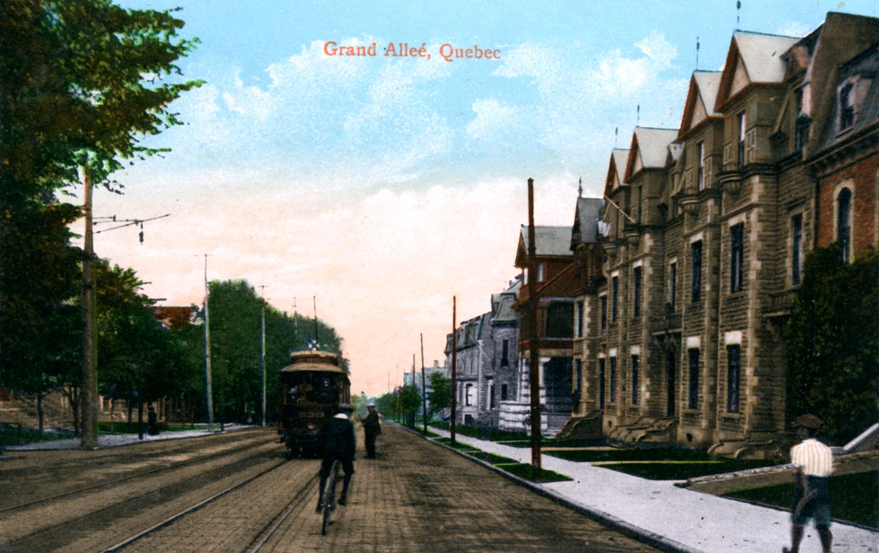 Grand Allee, Quebec, 20. Jahrhundert von Unbekannt