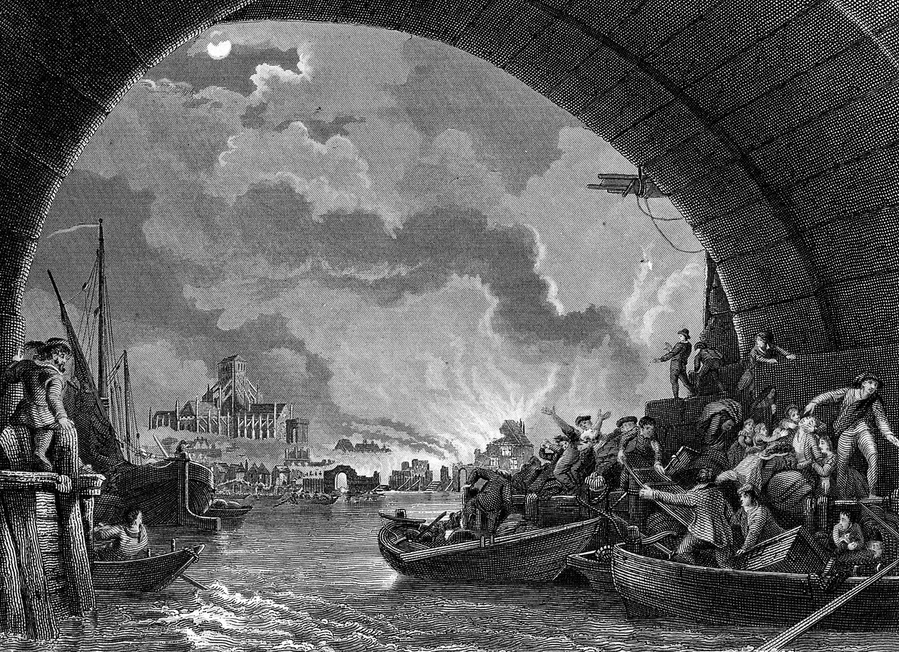 Großer Brand von London, 1666 von Unbekannt