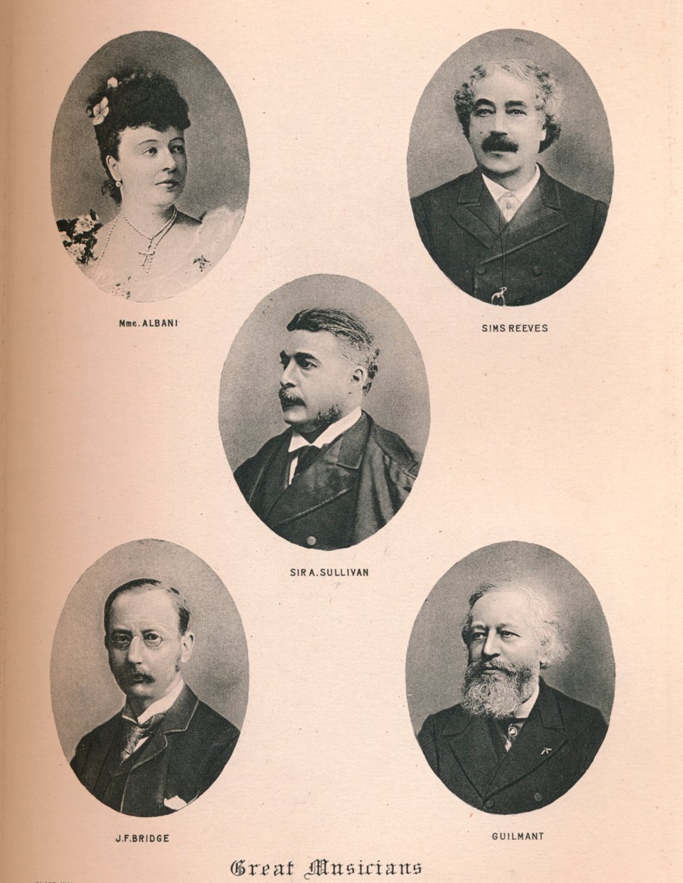 Große Musiker - Tafel XIV., 1895 von Unbekannt
