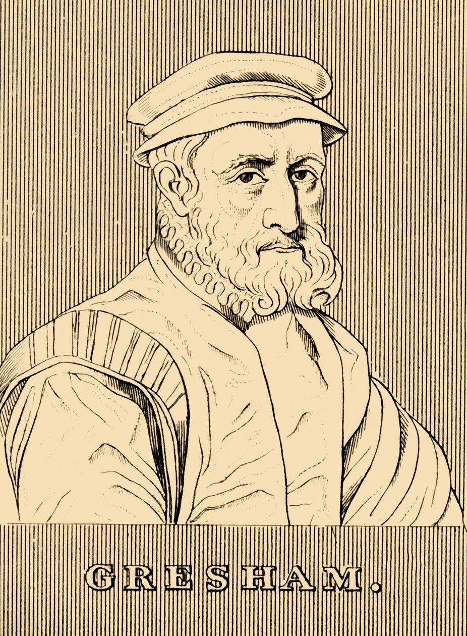 Gresham, um 1519-1579, 1830 von Unbekannt