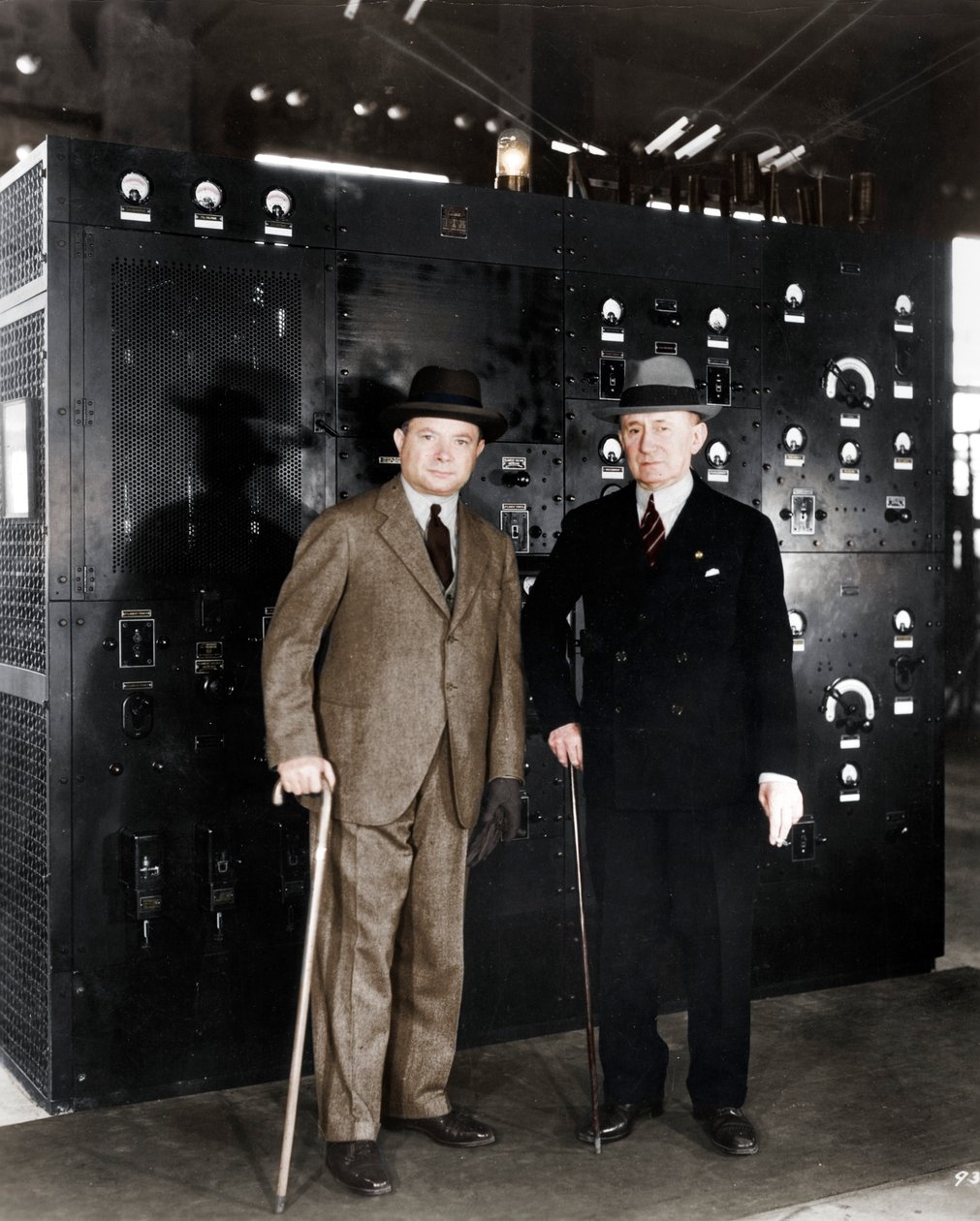 Guglielmo Marconi und David Sarnoff von Unbekannt