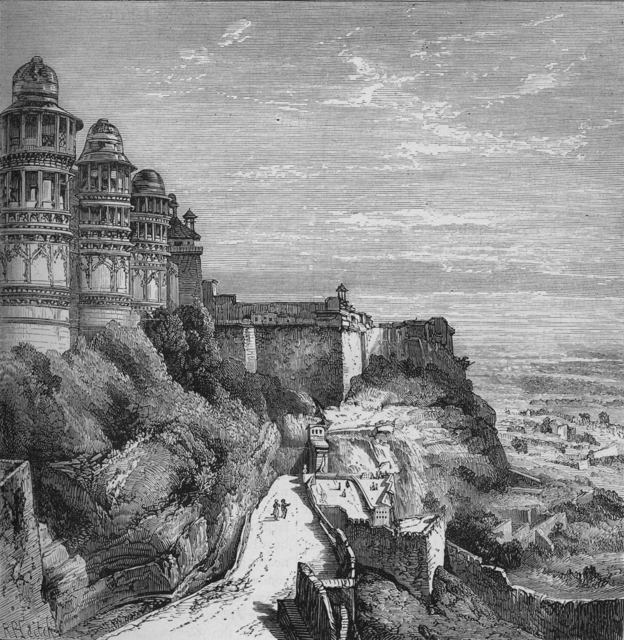 Gwalior, ca. 1880 von Unbekannt