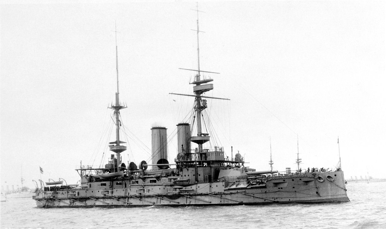 HMS Bulwark, britisches Schlachtschiff, ca. 1899-1914 von Unbekannt