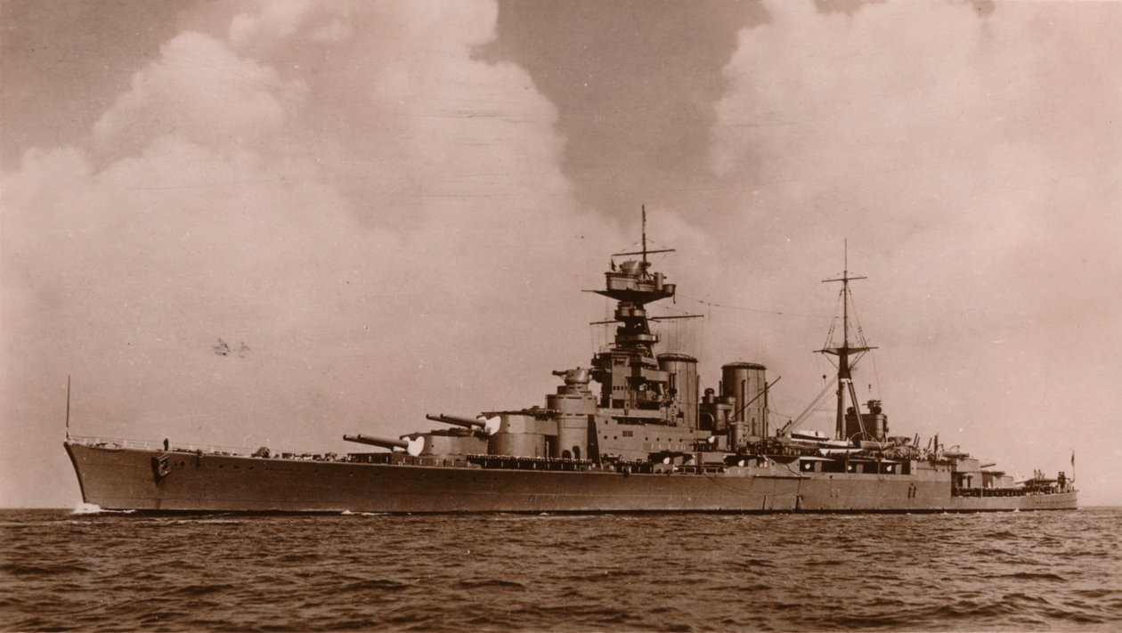 H.M.S. Hood von Unbekannt