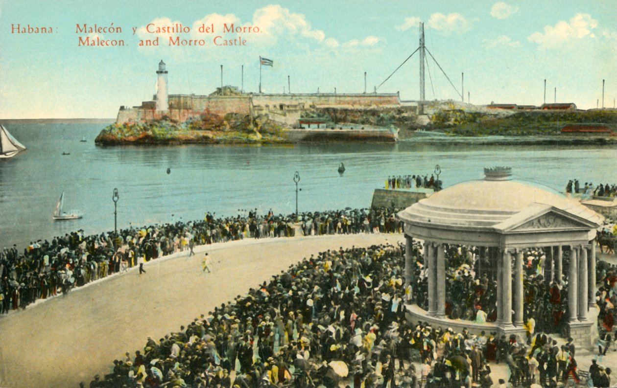 Habana: Malecon und Morro Castle, ca. 1919 von Unbekannt