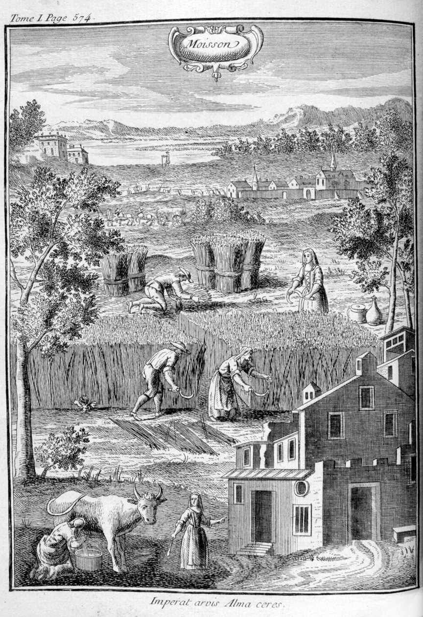 Ernte, 1775 von Unbekannt