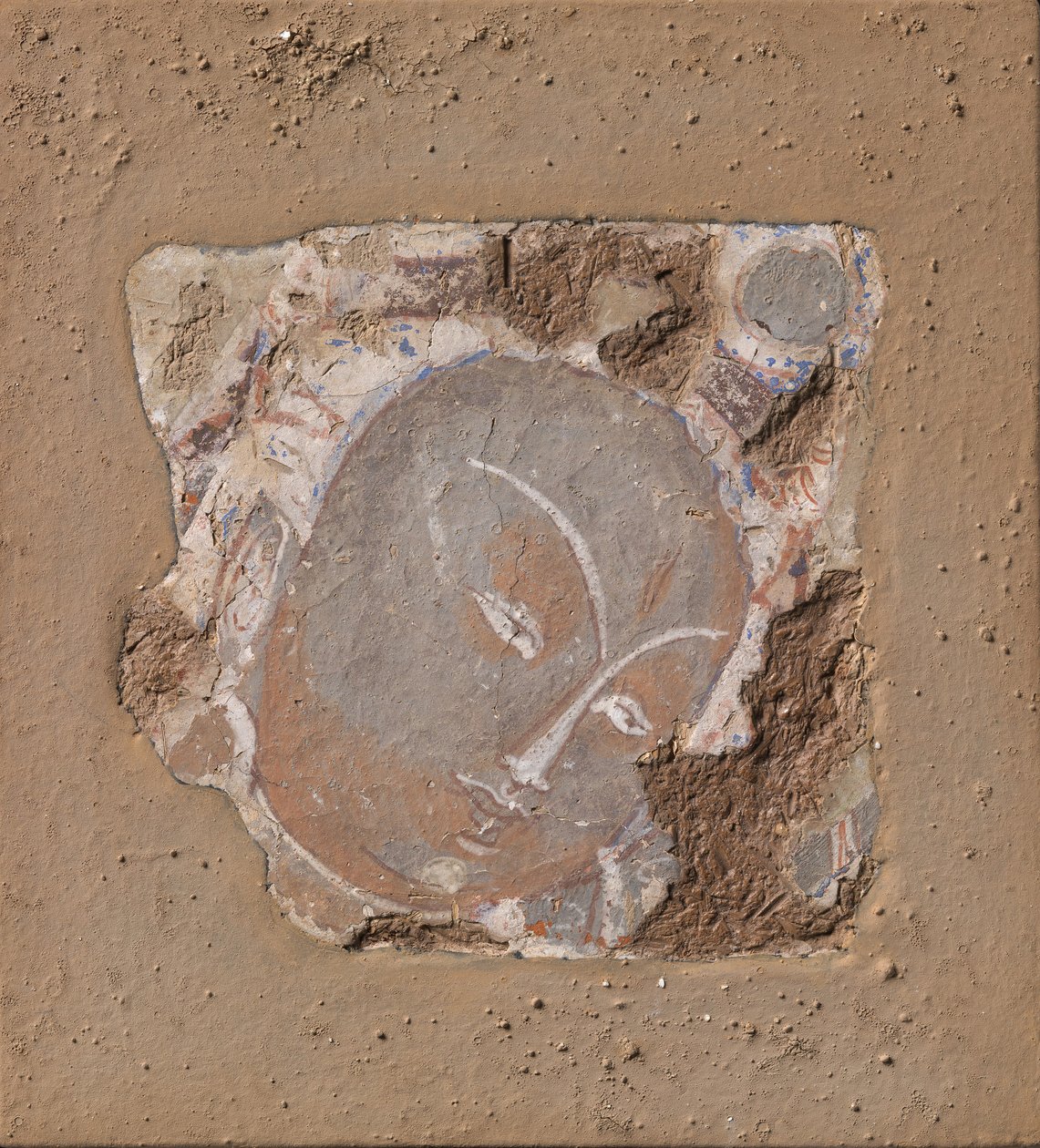 Kopf eines Bodhisattva, ca. 6.-7. Jahrhundert von Unbekannt