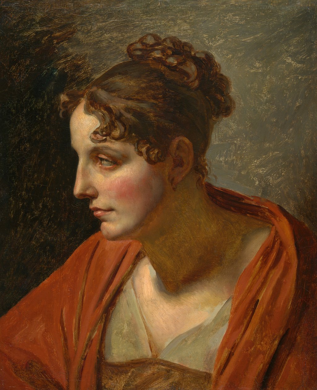 Kopf einer Frau, ca. 1810 von Unbekannt