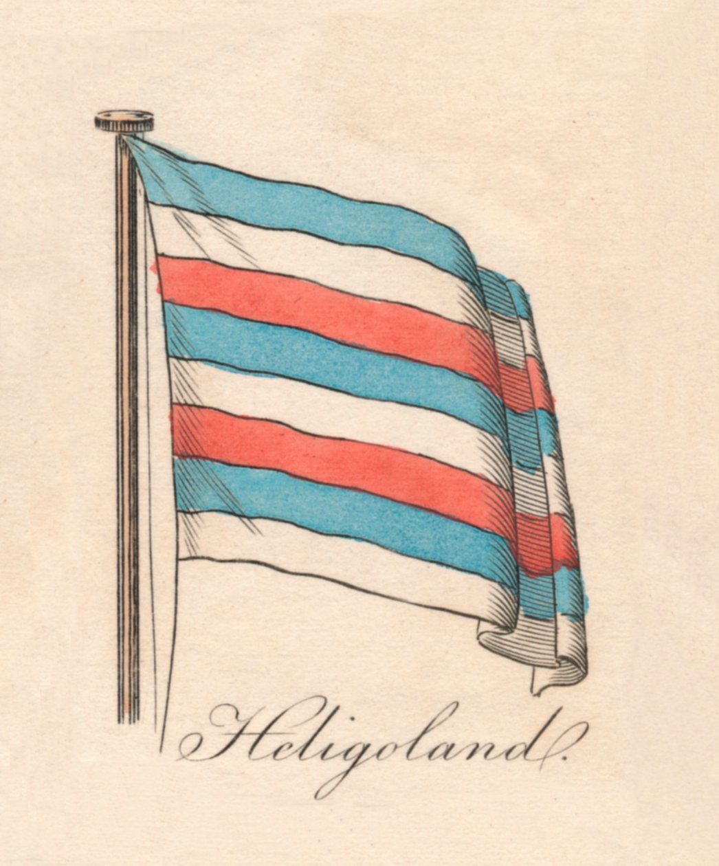 Helgoland, 1838 von Unbekannt
