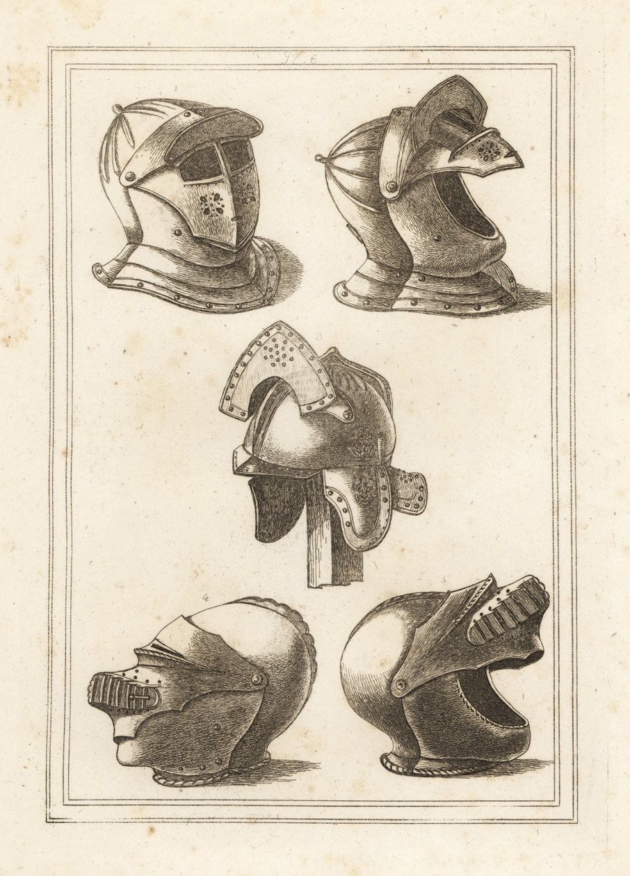 Helme aus dem Tower of London von Unbekannt