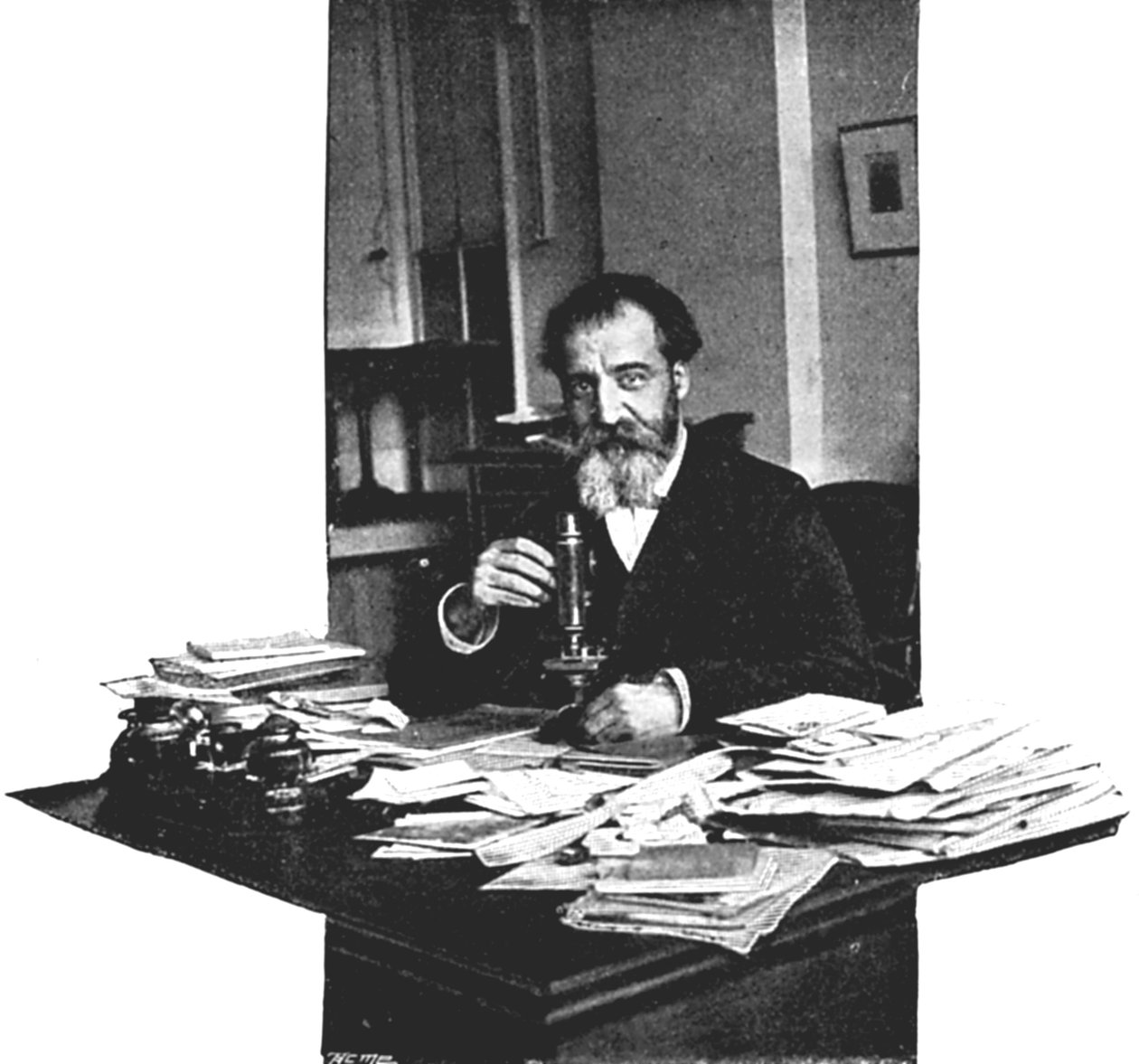 Henri Moissan, französischer Chemiker, 1900 von Unbekannt