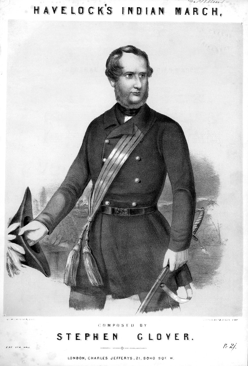 Henry Havelock, britischer Soldat, um 1857 von Unbekannt