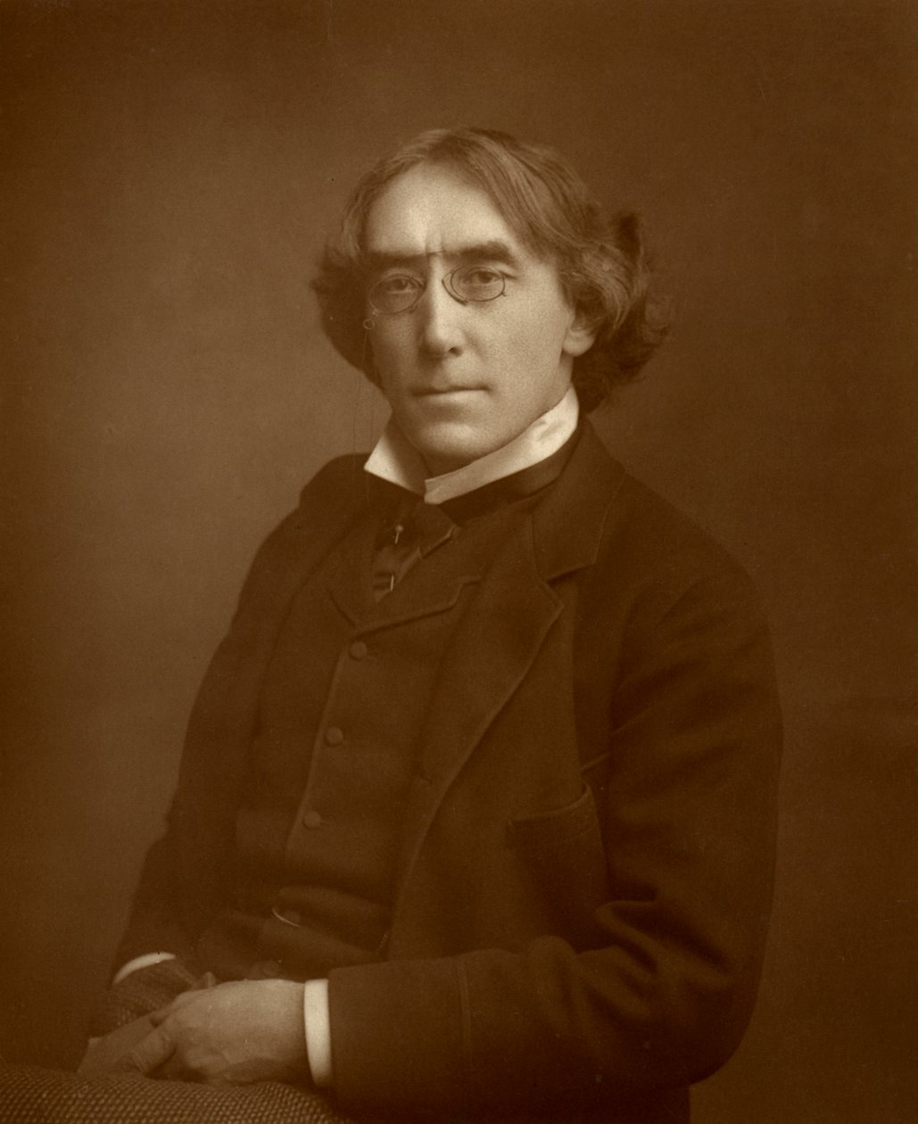 Henry Irving, britischer Schauspieler, 1884 von Unbekannt