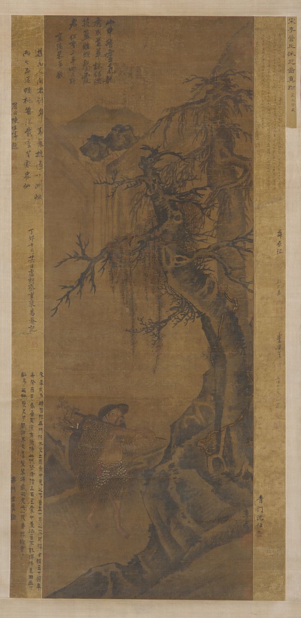 Kräutersammler, Ming-Dynastie, 1368-1644 von Unbekannt