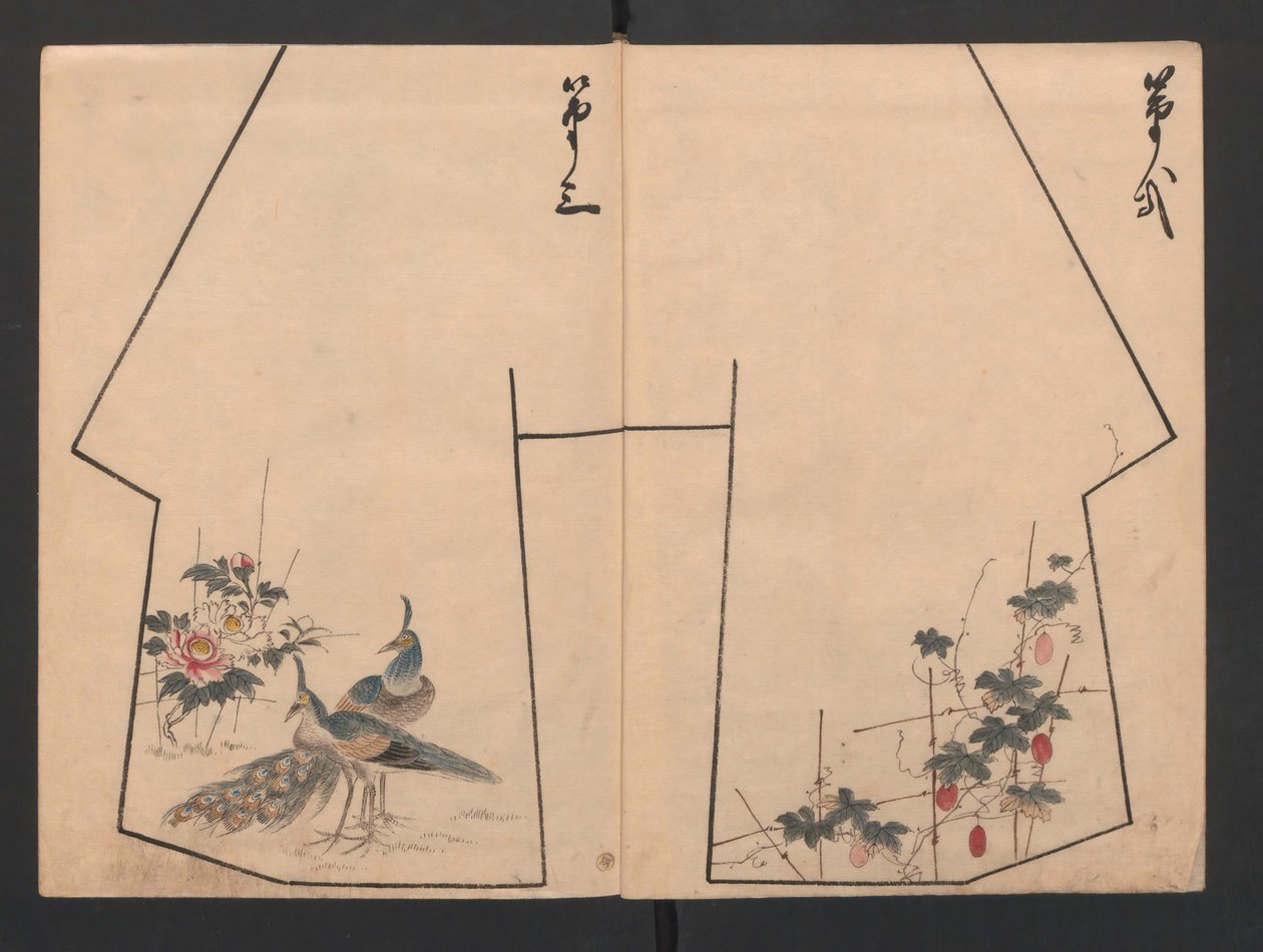 Hinagata cho Modellbuch, 19. Jahrhundert von Unbekannt