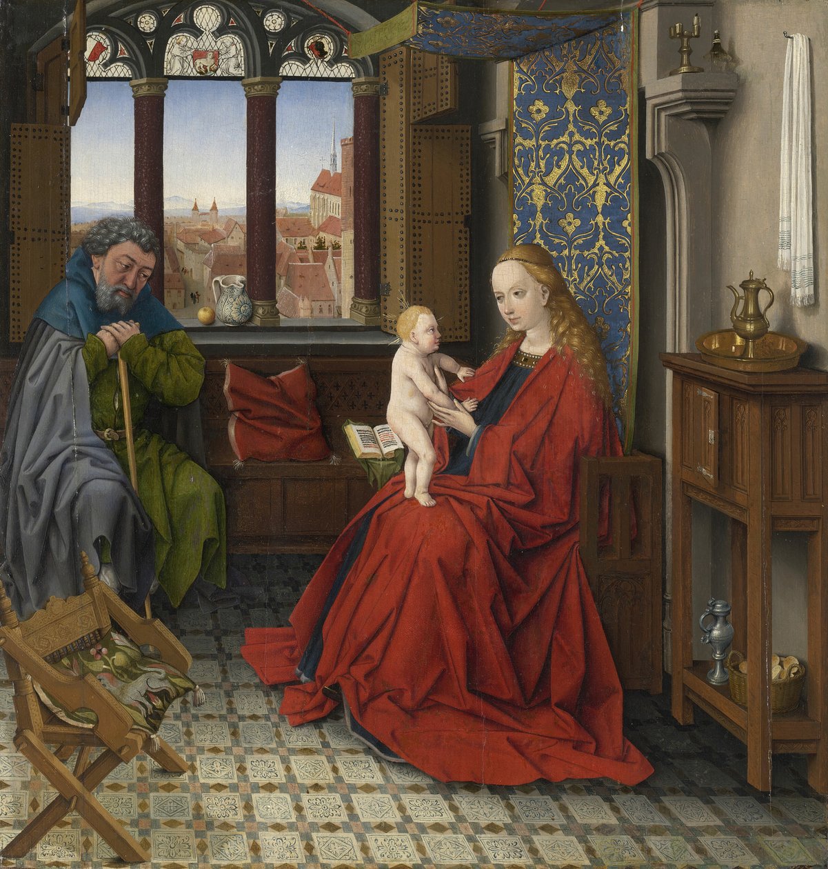 Heilige Familie, 1440-1460 von Unbekannt