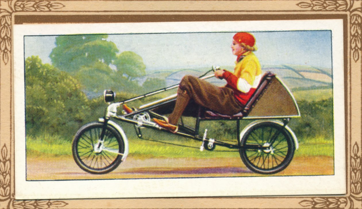 Horizontales Fahrrad, 1939 von Unbekannt