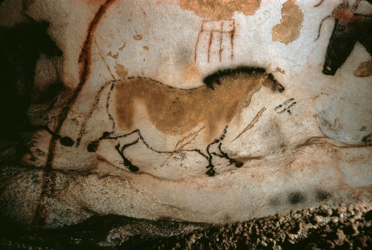 Höhlenmalerei in Lascaux, Frankreich von Unbekannt