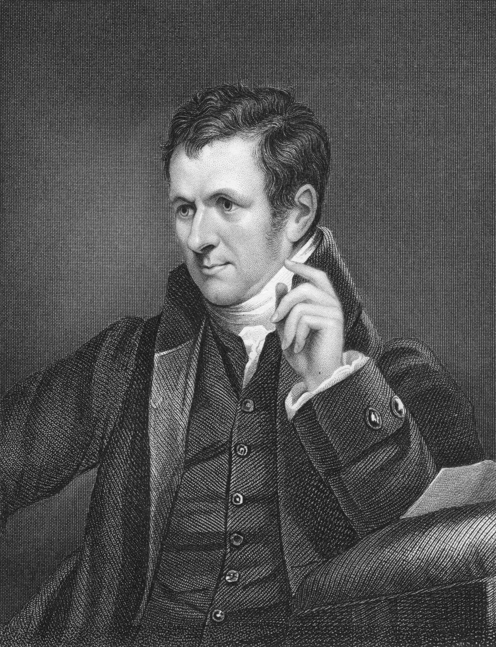 Humphry Davy, britischer Chemiker, 19. Jahrhundert von Unbekannt