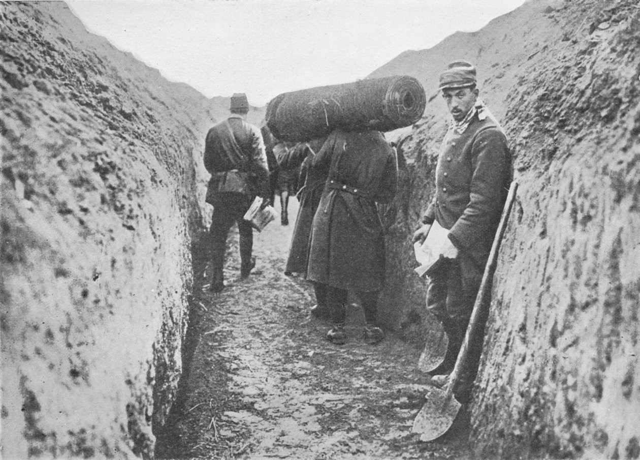 In einem der französischen Schützengräben, 1914 von Unbekannt