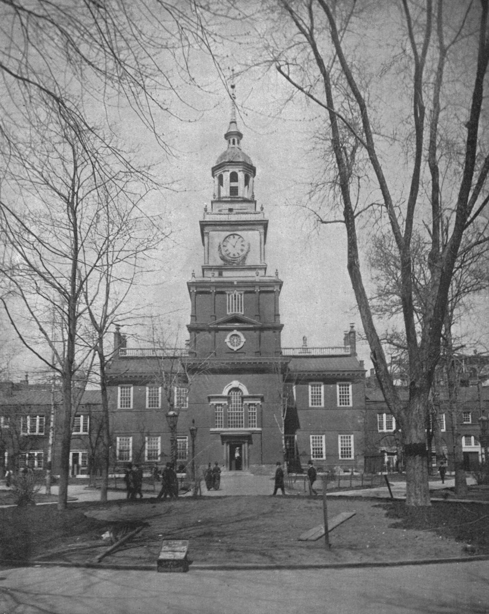 Independence Hall, Philadelphia, USA, ca. 1900 von Unbekannt