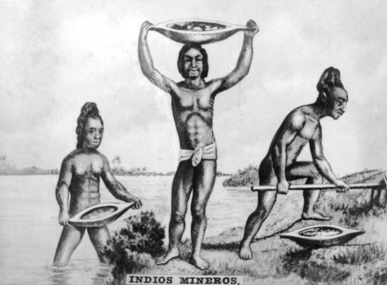 Indische Bergleute in Kuba, 1920er Jahre von Unbekannt