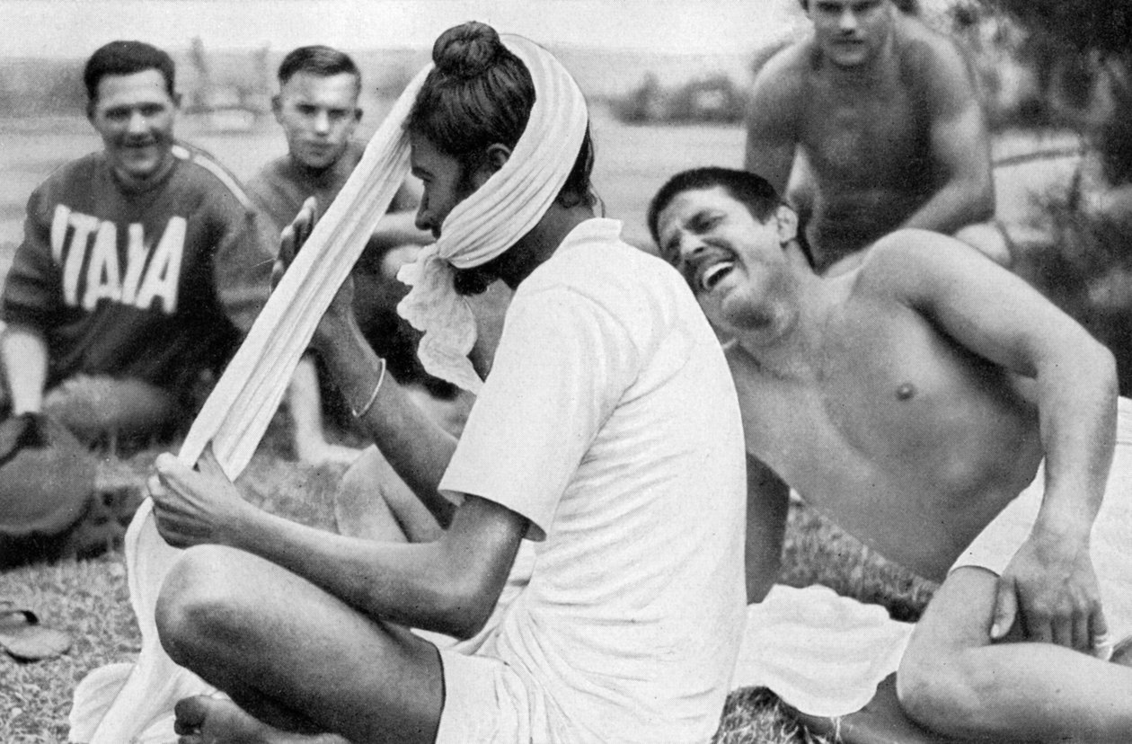 Indischer Sikh-Athlet, Olympische Spiele Berlin, 1936 von Unbekannt