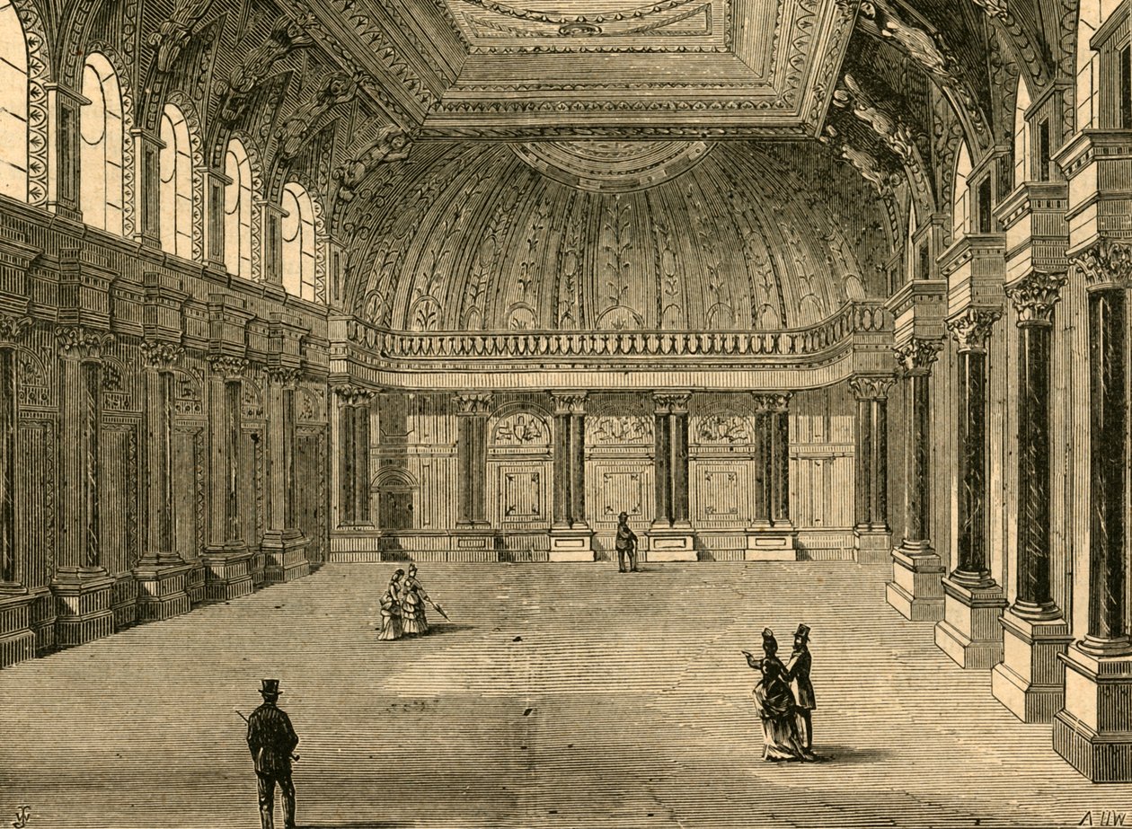 Innenraum der Drapers Hall von Unbekannt