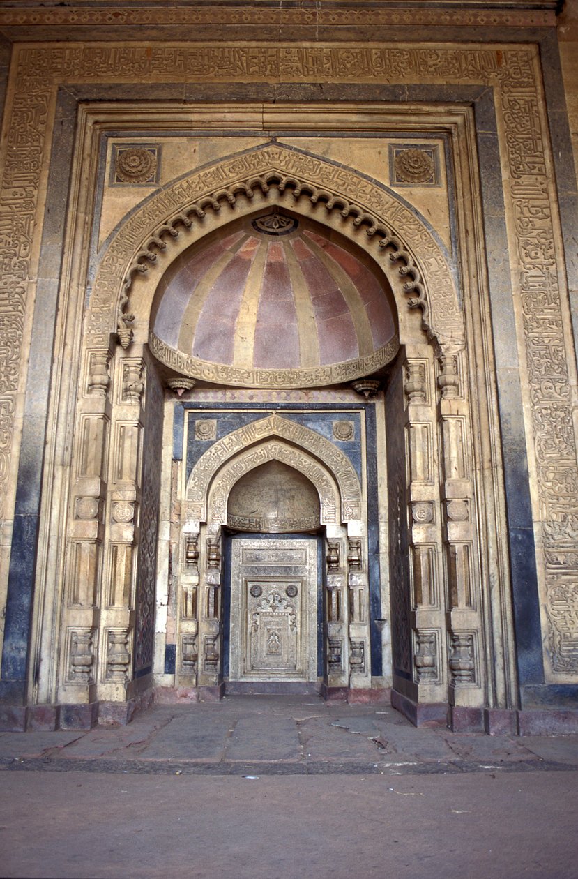 Innenraum der Mogul-Moschee, Delhi, Indien von Unbekannt