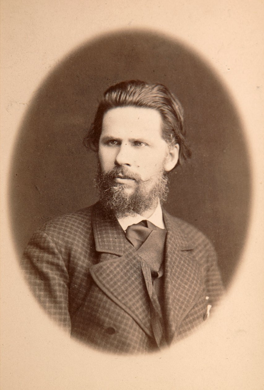 Iwan Kramskoi, russischer Künstler, 1870er Jahre von Unbekannt